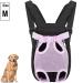 Pet Carrier Backpack Adjustable Dog Front Carriers Dog Slings for Safety Travel Easy Fit for Hiking Camping Travelling for Small Medium Large Dogs Puppies M Pink - Buy Online on SooperMarket.com