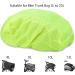 JShaha Waterproof Bicycle Rain Cover 5L-20L | Neon Yellow Pocket Protection for Basket & Luggage Rack - Buy Online on SooperMarket.com