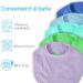 Vicloon Baby Bandana Dribble Bibs Set - 8pcs Unisex Infant Teething Bibs in Blue/Green/Grey/White - Soft, Absorbent, Adjustable with Velcro - Buy Online on SooperMarket.com