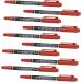 NOLITOY 40 Pcs Eyebrow Marker Pen Tattoos Accessory Beauty Marker Multifunction Accessories Plastic Red - Buy Online on SooperMarket.com