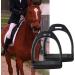 LYXMY Horse Stirrups 1 Pair Lightweight Wide Track Horse Riding Stirrup with Non-slip Rubber Pad Equestrian Supplies for CHIldren or Adults - Buy Online on SooperMarket.com