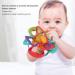 Manhattan Ball Plastic Cement Baby Teether - Lightweight Sensory Toy for Infant Teethers - Buy Online on SooperMarket.com