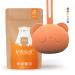 Infatot Silicone Dummy Case - Pacifier Holder Soother Pod Case W/Strap - Dummy Box 100% Free from BPA PVC Dummy Holder Case Dummies Case Pair with Dummy Clip Dummy Cases for Babies - Earth