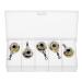 5PCS LED Fishing Light Deep Drop Underwater Round Shape Squid Strobe Flashing Light Bait Lure