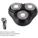 Shaver Head Shaver Accessories Removable Ultra Thin Three Rings Net Durable Electric Shaver Head for Men Gift - Buy Online on SooperMarket.com