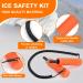 Retractable Ice Awls Kit - Ice Fishing Safety Picks Tool with Flexible Tips - Portable Emergency Gear for Skating and Walking on Ice (2 Pack) - Buy Online on SooperMarket.com
