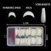Lofuanna Ballerina Nails - 100 Long Coffin Fake Nails | Full Cover Artificial Fingernails with Case | 10 Sizes for Nail Studios & DIY Nail Art - Buy Online on SooperMarket.com
