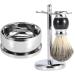 Professional 3-in-1 Shaving Set for Men - Razor Brush & Holder | Perfect Gift for Father's Day & Birthdays - Buy Online on SooperMarket.com
