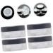 Angoily 4pcs Powder Box Powder Puff Blush for Cheeks Clear Makeup Jar Travel Accessories As Cosmetic - Buy Online on SooperMarket.com