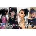 PORSMEER Claw Clip Ponytail Hair Extension - Short Black 10 inch Tousled Updo Bun for Women - Buy Online on SooperMarket.com