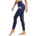 STYLEWORD Navy High Waist Yoga Pants with Pockets - Size Large - Buy Online on SooperMarket.com