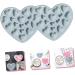 IMIKEYA 8 Pcs Mold Ice Cubes Chocolate Non- Stick Baking Tool Candy Chocolate Bottle Cooler Bag De para Gelatinas Candy Decor Hand Decor Baking Tools Biscuit Food Grade Silicone 17.1x15.1cmx4pcs Bluex4pcs - Buy Online on SooperMarket.com