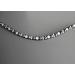 Happiness Horses Headband - Silver & White Glitter Rhinestone Curved Strap | COB Dark Brown Leather - Buy Online on SooperMarket.com