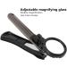 Nail Clipper Nail Trimmer with Removable Magnifying Glass Heavy Duty Fingernails Toenails Clipper for Elderly or Visually Impaired (Black) - Buy Online on SooperMarket.com