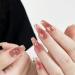 Shop Moguri 24-Piece Pink Diamonds Artificial Nails - Glossy Medium Length Acrylic with Stars Moon & Blush Designs - International Shipping Available - Buy Online on SooperMarket.com