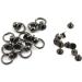 RuiLing 30pcs 8x6mm Screwback Round Head Rivet Assorted Kit - Silver, Black, Gold | DIY Accessory for Leather Craft - Buy Online on SooperMarket.com