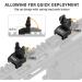 FEYACHI S17 Flip Up Visors - Foldable Front & Rear Iron Sights | Airsoft Accessories for Picatinny Rail - Buy Online on SooperMarket.com