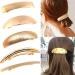 Women Hair Clips Metal Hair Pins Simple French Hair Barrettes Spring Hair Clip Metal Gold Hairpins Hair Accessories for Women (Gold) - Buy Online on SooperMarket.com