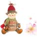 KALLORY Candy Bags Candy Bag for Christmas Linen Christmas Bags Child Zipper Apple Bag 1 count (Pack of 1) As Shown - Buy Online on SooperMarket.com