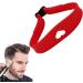 Adjustable Neck Hair Guide Hair Trimming Guide Tool for Cutting | Curved Silicone Hair Styling Tools Haircut Bands for Home Haircuts Red - Buy Online on SooperMarket.com