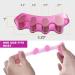 Gel Toe Spacers (2 Pair) - Bunion Corrector for Women Men - Toe Separator & Straightener - Pink - Buy Online on SooperMarket.com