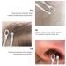 1pc Nose Hair Scissors Nose Hair Remover Eyelash Tweezers Eyebrows Hair Removal Round Tip Nasal Hair Tweezers Eyebrow Clippers Trimmer Nail Baby Pluck Hair Stainless Steel Slicer - Buy Online on SooperMarket.com