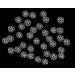 Beautiful Bead 6mm Silver Tone Flower Bead Caps for Jewelry Making (About 500pcs) Silver 6mm