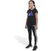 adidas Girls' Big Short Sleeve Essential Tee - Medium Black with Multicolor | Size 23 - Buy Online on SooperMarket.com