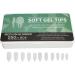 Half Frosted Fake Nail 550 False Nails Carve Free Grinding Long Fake Nails Ultra Thin Lightweight for Nail Salon (Almond) - Buy Online on SooperMarket.com