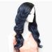 SHIYID Lace Front Wig - Synthetic Loose Wave Long Side Part Wigs for Black Women | Heat Resistant African American Hair - Buy Online on SooperMarket.com