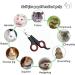 Professional Rabbit Nail Clippers: Stainless Steel Claw Trimmer for Small Animals - Guinea Pig, Ferret, Hamsters, Chinchilla, Sugar Glider - Grooming Supplies - Black - Buy Online on SooperMarket.com