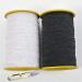 2PCS 0.5mm Elastic Thread Sewing Cord Set - 547 Yards - Black and White - Buy Online on SooperMarket.com