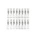20Pcs Portable Clear 5ml Glass Atomizer Bottle Spray Refillable Perfume Empty Bottle for Travel Party Must Makeup Tool