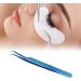 Eyelash Tweezers - Ergonomic Stainless Steel Slanted Tweezers for Nail Technicians | Ideal for Home Use - Buy Online on SooperMarket.com