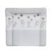 Wrapping 77 x 73 cm changing pad for 80 cm wide diapering for chests of drawers e.g. from New Swedish Design or Puckdaddy pollutant washable hippo gray