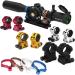 WestHunter Optics Adjustable Height Picatinny/Dovetail Scope Rings - 1 Inch/30mm Precision Scope Mount in Black (6 Color Options) - Buy Online on SooperMarket.com
