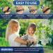YOTANGO Cat Collar Repellent 4 Pack Cat Collar-Built-in Pant-Based Formula Strong Repellency Slow Release Pleasant Aroma Waterproof (PurpleBlack) - Buy Online on SooperMarket.com