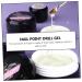 FRCOLOR Nail Art Glue 3 Pcs Disposable Glue Nail Art Tools Manicure Tools Accessories for Nail Rhinestones Valid Nail Art Drill Glue Manicure Drill Gel Accessory Nail Glue Nail Gel 5x4cmx3pcs As Shownx3pcs - Buy Online on SooperMarket.com