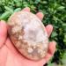 1pc 35g-260g Natural Polished Cherry Blossom Flower Agate Palm Stone forGifts Can be Used for (Color : 35g-55g) HOMEZHOU (Color : 110g-130g)