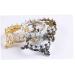 Elegant Crown Pen Holder with Pearl Nails Art Design | DIY Manicure Brush Stand for Nail Sculpture & Drawing - Gold - Buy Online on SooperMarket.com