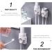 Elzey Wall-Mounted Electric Toothbrush Holder - Multi-Purpose Stand for Toothbrushes & Toothpaste - White | International Shipping Available - Buy Online on SooperMarket.com