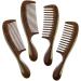 Comb Golden Silk Sandalwood Comb Large Thick-Handled Massage Comb Thick-Tooth Curling Comb Unisex wooden comb (Size : Small) - Buy Online on SooperMarket.com