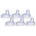 Nuby Sippy Gripper Cup Replacement Spouts - 6 Count 6 Count (Pack of 1)