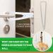 Large Cat Door Holder Latch - Fast Installation for Cats, Keeps Dogs Out - 1pc - Buy Online on SooperMarket.com