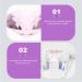 FRCOLOR Glass Nail Dish monomer bowl diamond Bowl bowl White Glass Dappen Dish 5.5x5.5cmx3pcs Pinkx3pcs - Buy Online on SooperMarket.com