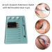 Eyelash Grafting Pallet with Acrylic Lash Tile Holder - 7-15mm Scale, Glue Cups, Storage Gasket Pads, Suction for Tweezers (Blue) - Buy Online on SooperMarket.com