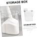 BCOATH 3pcs Laundry Storage Box Large Capacity Sub Buckets Jug Stand Lotion Transparent Plastic - Buy Online on SooperMarket.com