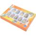 Chip Stones Set - Exquisite Colors in Glass Containers | 9 Mini Stone Bottles for DIY Projects - Portable & Versatile - Buy Online on SooperMarket.com