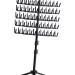 predolo Braiding Hair Rack Standing Standing Braid Rack 144 Pegs Double Sided Standing Hair Stand for Braiders Hairstylists black - Buy Online on SooperMarket.com