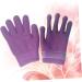 Mikinona Gel Socks for Moisturizing Spa Moisture Socks Women Hands Whitening Gloves Spa Gel Socks Moisturizing Gel Socks Exfoliating Hand Gloves Moisturizing Socks Cosmetic Purple medium - Buy Online on SooperMarket.com